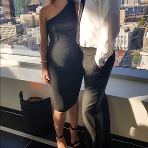 Isabella Oliver One Shoulder Maternity Dress